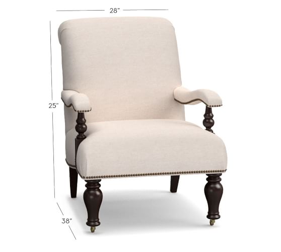 Harlan Upholstered Chair Pottery Barn