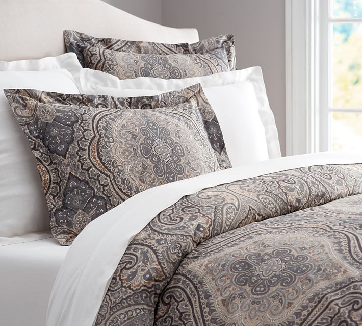 Pottery Barn King Duvet The Duvets Beale Paisley Duvet Cover Sham Pottery Barn