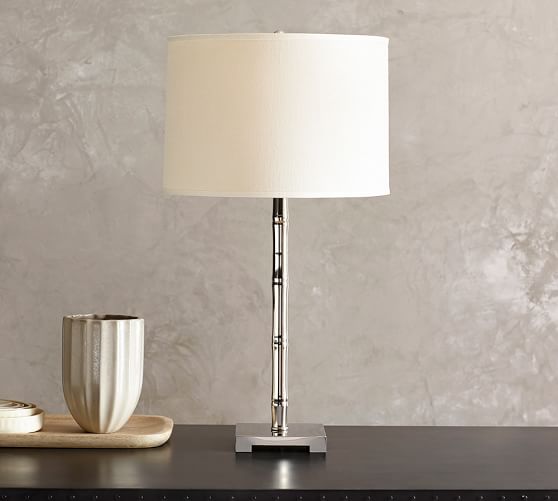 Bamboo Bedside Lamp Base Pottery Barn