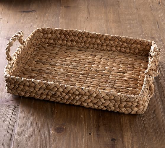 Water Hyacinth Tray Pottery Barn