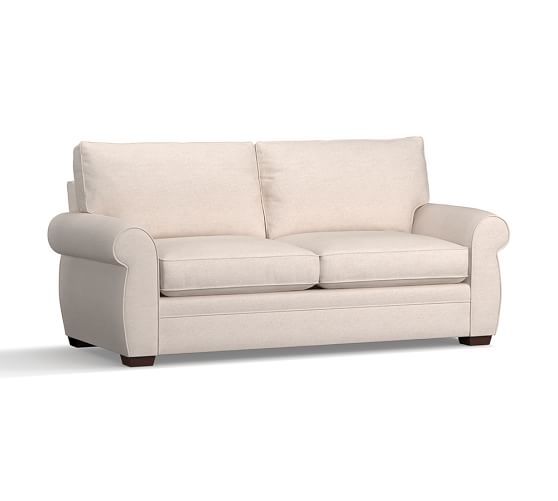 Petite Pearce Upholstered Sofa Collection Pottery Barn