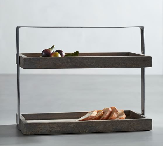 Parker Tiered Stand Pottery Barn