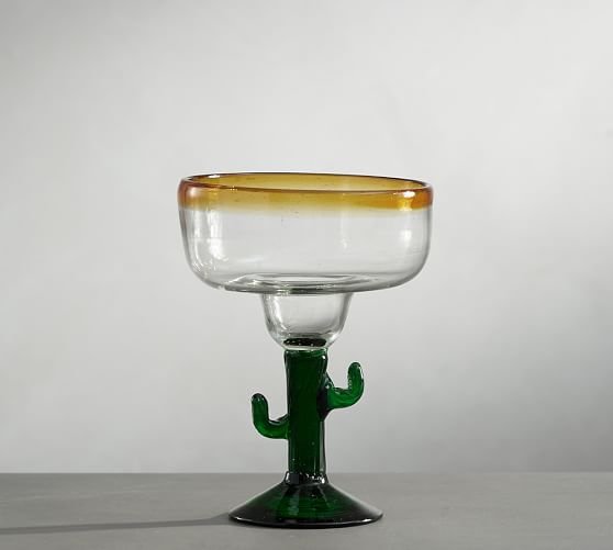 Uno Mas Cactus Margarita, Set of 4 Pottery Barn