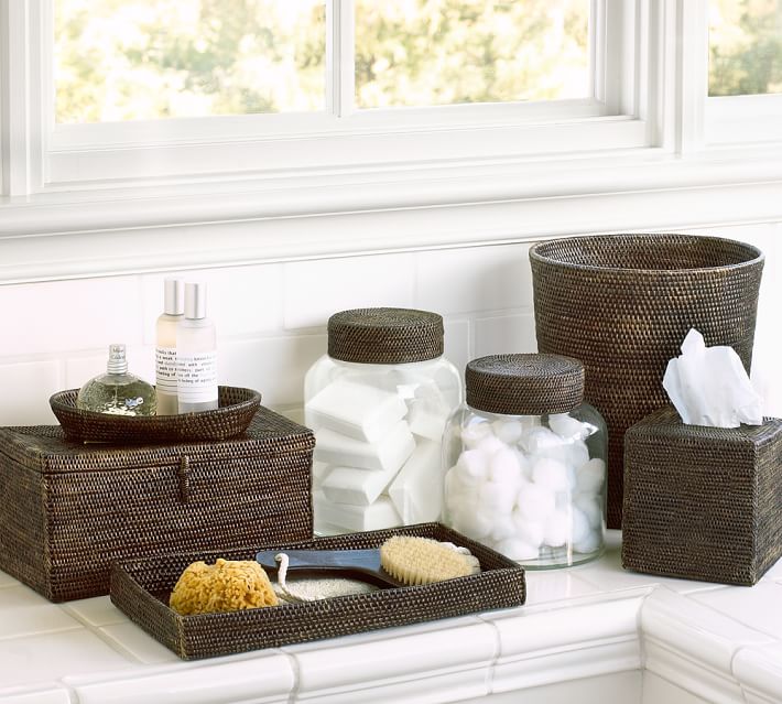 Tava Bath Accessories Espresso Pottery Barn