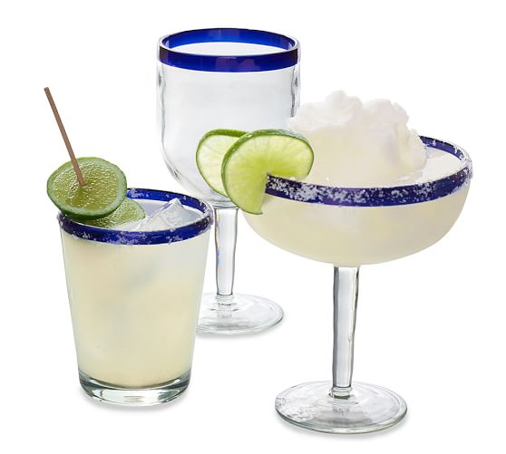 On the Rocks Acrylic Margarita Glass, Set of 4 Pottery Barn