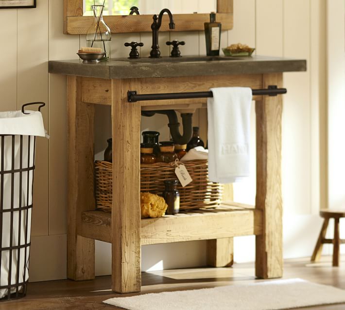 Abbott Single Sink Console Pottery Barn