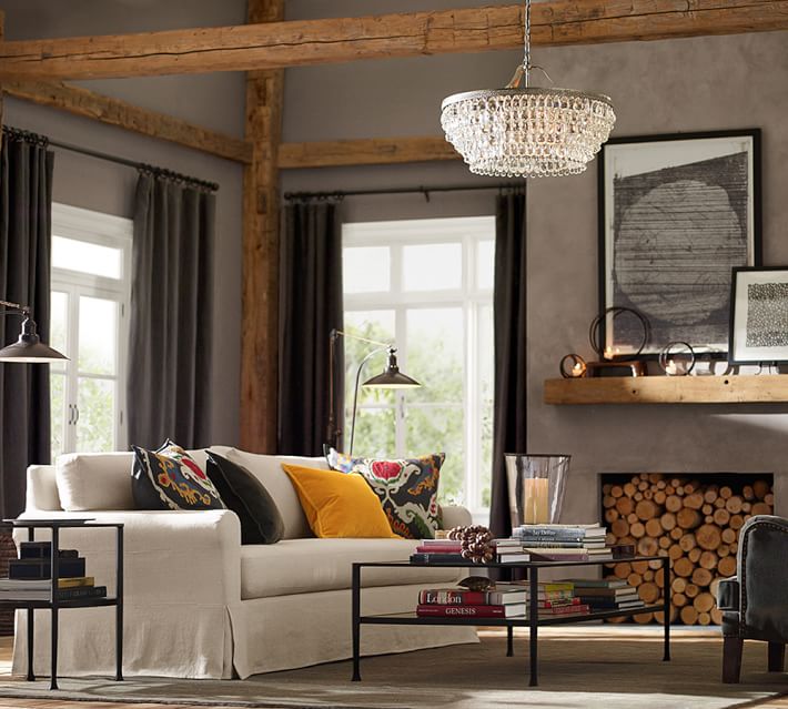 Glass Drop Chandelier Thejots Net Clarissa Crystal Drop Round Chandelier Pottery Barn Lighting Ideas