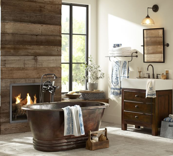 Hand Hammered Copper Bathtub Pottery Barn
