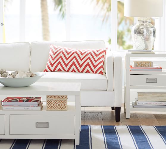 Austin Upholstered Sofa Pottery Barn