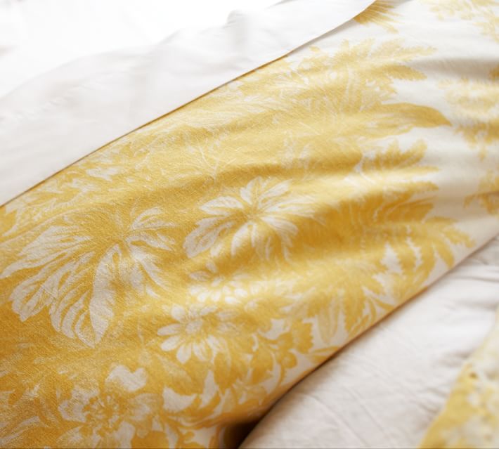 Matine Toile Duvet Cover Sham Marigold Yellow Pottery Barn