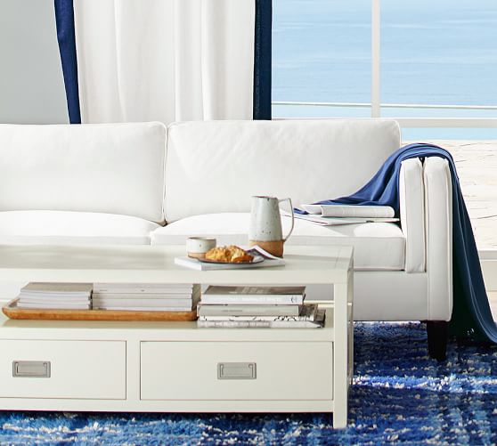 Austin Upholstered Sofa Pottery Barn