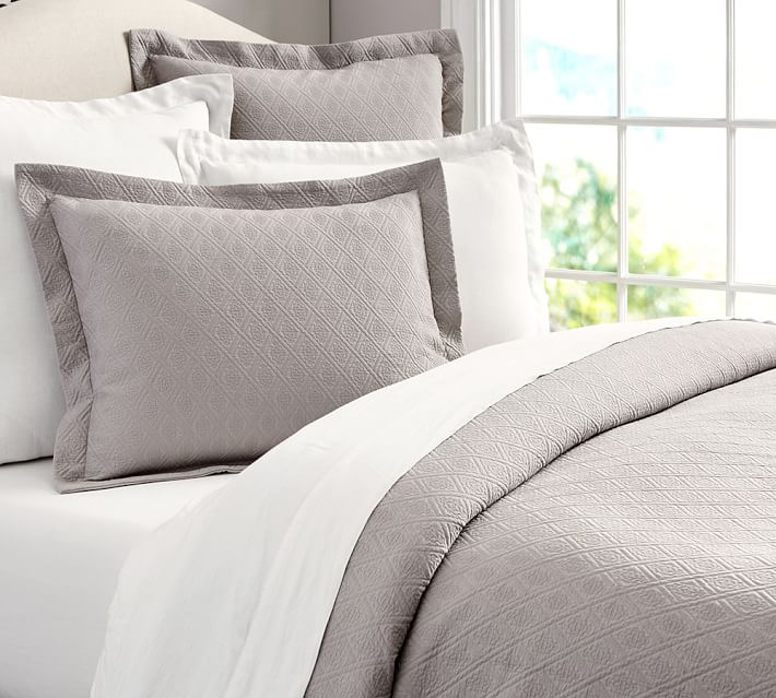 Reeve Matelasse Anic Duvet Cover Sham Pottery Barn