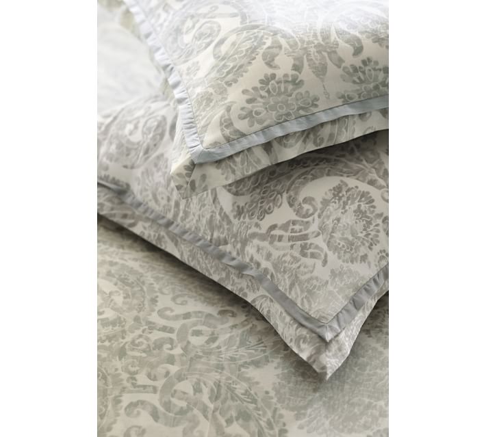 Samantha Damask Duvet Cover Sham Pottery Barn