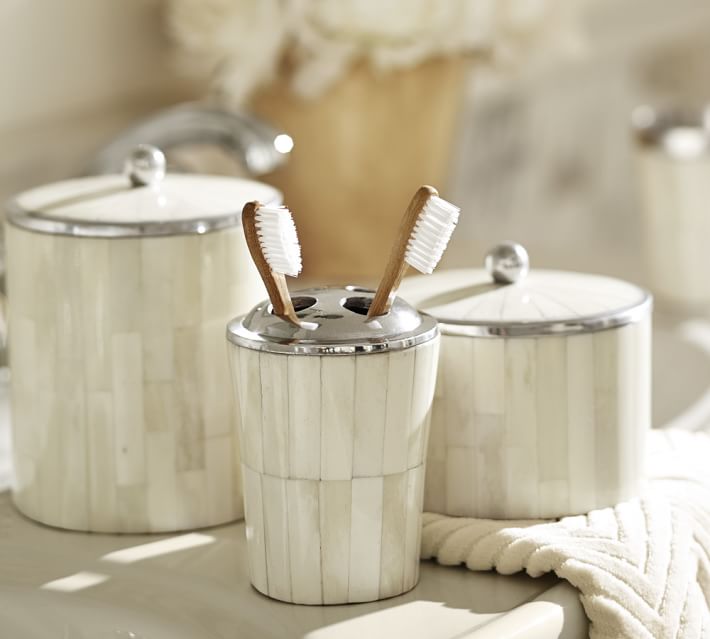 Bone Inlay Bath Accessories Pottery Barn