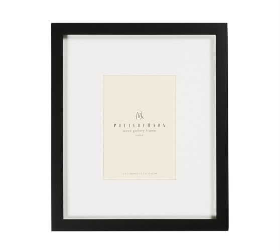 Wood Gallery Single Opening Frames - Black | Pottery Barn