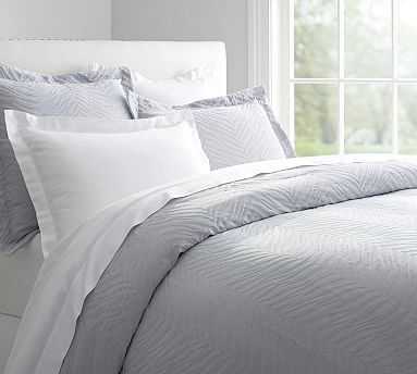 Zebra Matelasse Duvet Cover & Sham | Pottery Barn