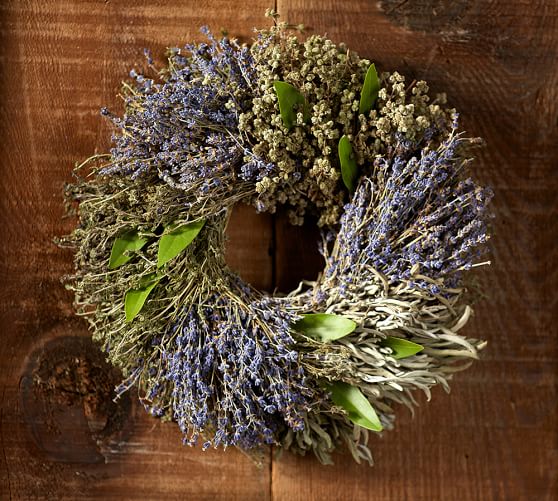 Dried Provence Herb Wreath | Pottery Barn