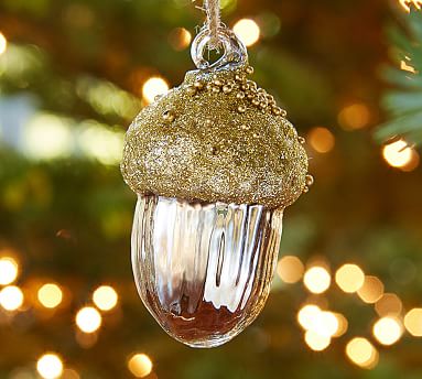 Glass Acorn Ornament | Pottery Barn