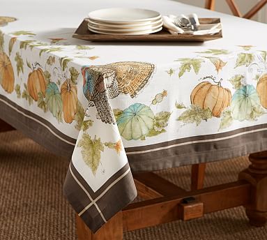 Heritage Turkey Tablecloth | Pottery Barn