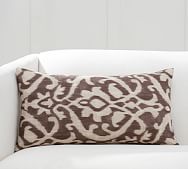 Ruched Faux Fur Pillow Cover - Ivory | Pottery Barn