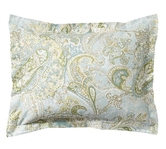 Sienna Paisley Duvet Cover & Sham - Blue | Pottery Barn