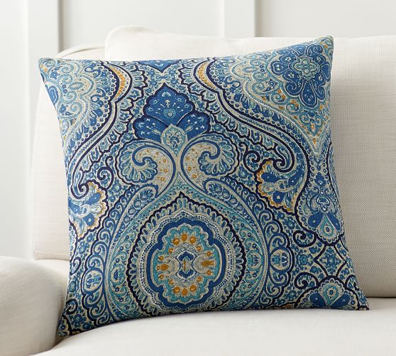 Beale Paisley Reversible Pillow Cover | Pottery Barn