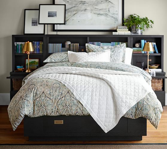 Reynolds Storage Bed & Hutch Set | Pottery Barn