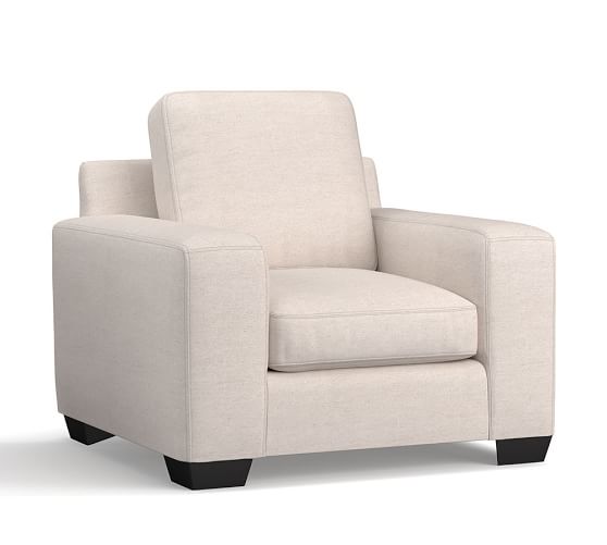 Solano Upholstered Armchair | Pottery Barn