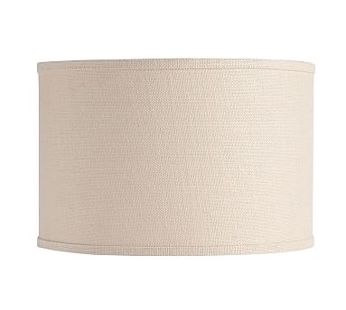 Burlap Straight-Sided Drum Lamp Shade | Pottery Barn